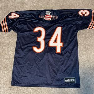 Walter Payton Puma Hand Sewn & Stitched XL Jersey
